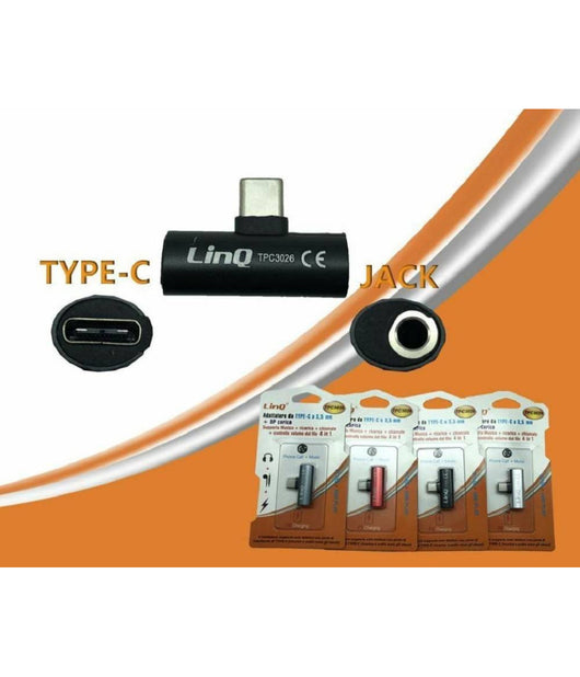 Adattatore Convertitore Da Plug Type-c Maschio A Jack 3,5mm + Pd Carica Tpc3026         