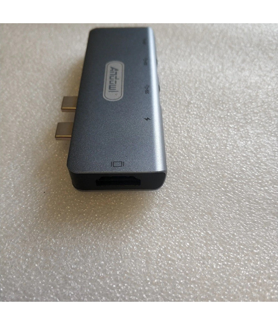 Adattatore Convertitore Hub Multifunzione Per Computer Di Tipo C Hdmi Usb Q-a121         