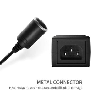Adattatore Convertitore Per Presa Accendisigari Spina Rete Da 220v A 12 V Ac-dc         