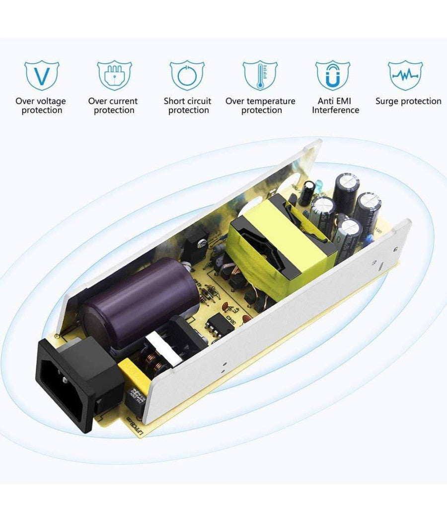 Adattatore Convertitore Per Presa Accendisigari Spina Rete Da 220v A 12 V Ac-dc         