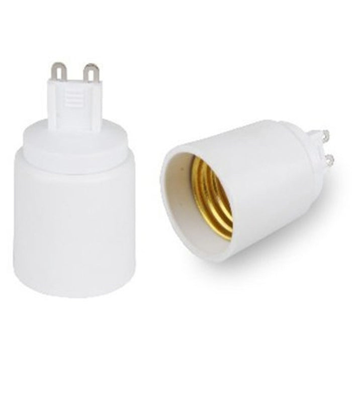 Adattatore Convertitore Porta Lampade Da G9 A E27 Portalampada Base Attacco Vite         