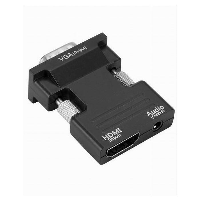 Adattatore Convertitore Video Audio Hdmi A Vga Proiettore Lettore Dvd Tv Chd-avga         
