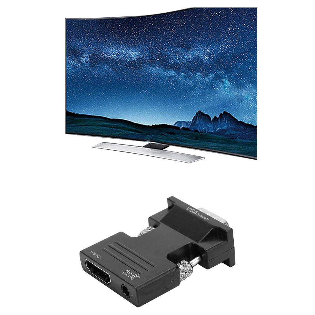 Adattatore Convertitore Video Audio Hdmi A Vga Proiettore Lettore Dvd Tv Chd-avga         