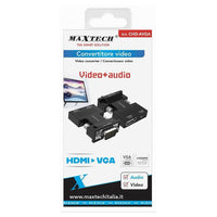 Adattatore Convertitore Video Audio Hdmi A Vga Proiettore Lettore Dvd Tv Chd-avga         