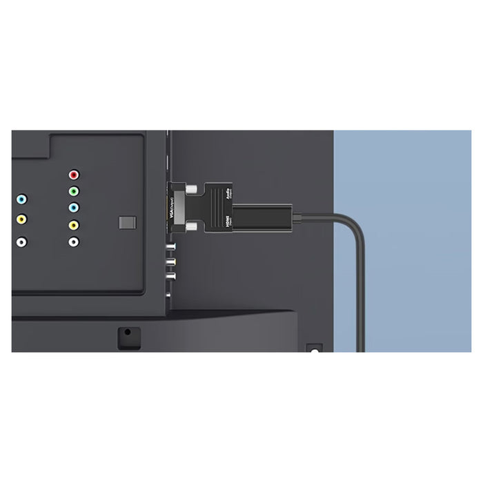 Adattatore Convertitore Video Audio Hdmi A Vga Proiettore Lettore Dvd Tv Chd-avga         