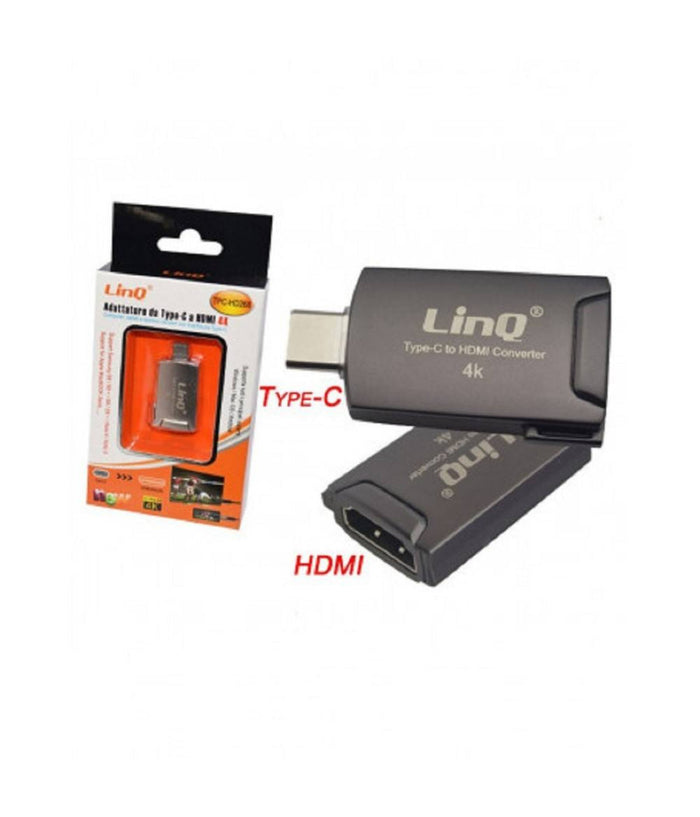 Adattatore Da Type-c Connettore Maschio A Hdmi 4k Femmina Ultra Hd Pc Tpc-hd268         