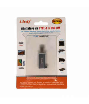 Adattatore Da Type-c Femmina A Usb-bm Maschio Per Stampanti Sintetizzatori Tpc9104         