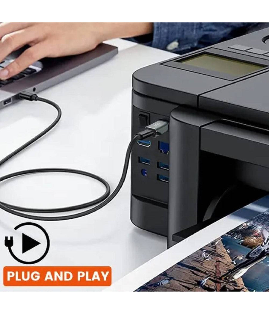 Adattatore Da Type-c Femmina A Usb-bm Maschio Per Stampanti Sintetizzatori Tpc9104         