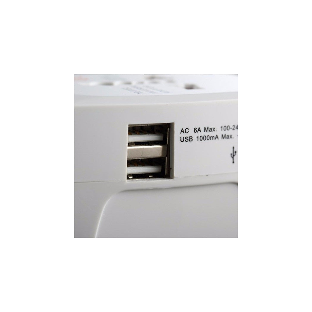 Trade Shop - Adattatore Internazionale Di Corrente Universale Presa Elettrica Spina Viaggio -