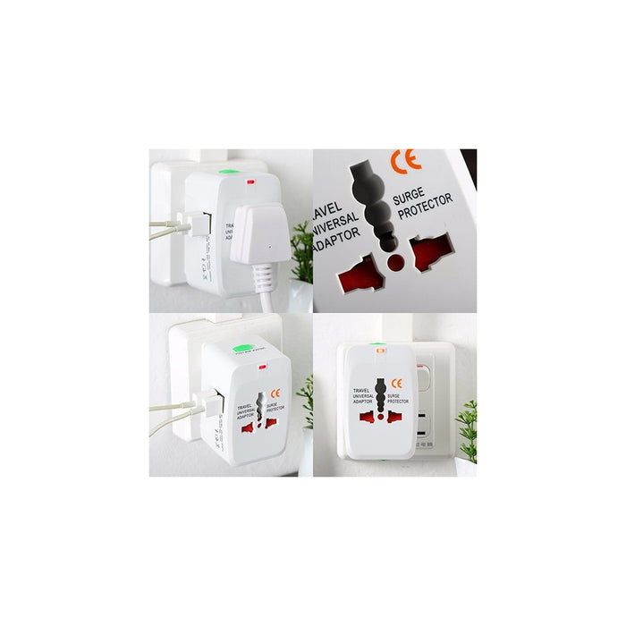 Trade Shop - Adattatore Internazionale Di Corrente Universale Presa Elettrica Spina Viaggio -