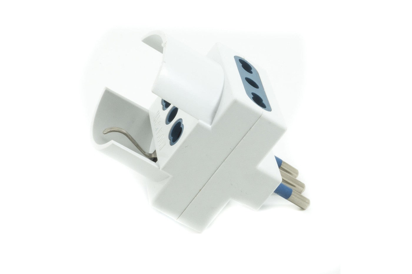 ADATTATORE MULTIPRESA 16A CON SHUKO SPINA ITALIANA +2 PRESA BIPASSO - Tech-It