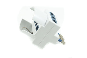 ADATTATORE MULTIPRESA 16A CON SHUKO SPINA ITALIANA +2 PRESA BIPASSO - Tech-It
