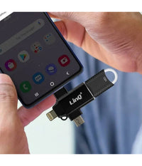 Adattatore Otg Da Usb-c Micro-usb Lightning Verso Usb 3.0 Femmina 3 In 1 Otqu930         