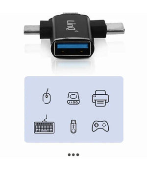 Adattatore Otg Da Usb-c Micro-usb Lightning Verso Usb 3.0 Femmina 3 In 1 Otqu930         