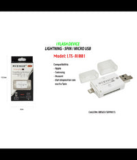 Adattatore Pennetta Convertitore Schede Sd/tf Per File Android Ios Maxtech Lts-ai001         