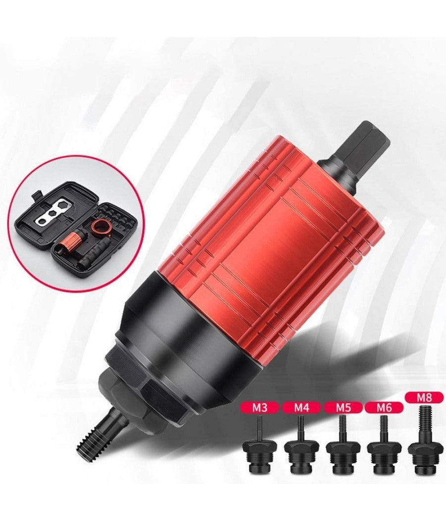 Adattatore Per Rivetti Elettrici Per Trapano A Batteria M3 M4 M5 M6 M8 Utensili         