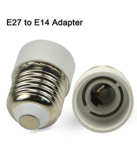 Adattatore Portalampade Porta Lampada Attacco E27 E14 Da E14 A E27 Gu10 B22         