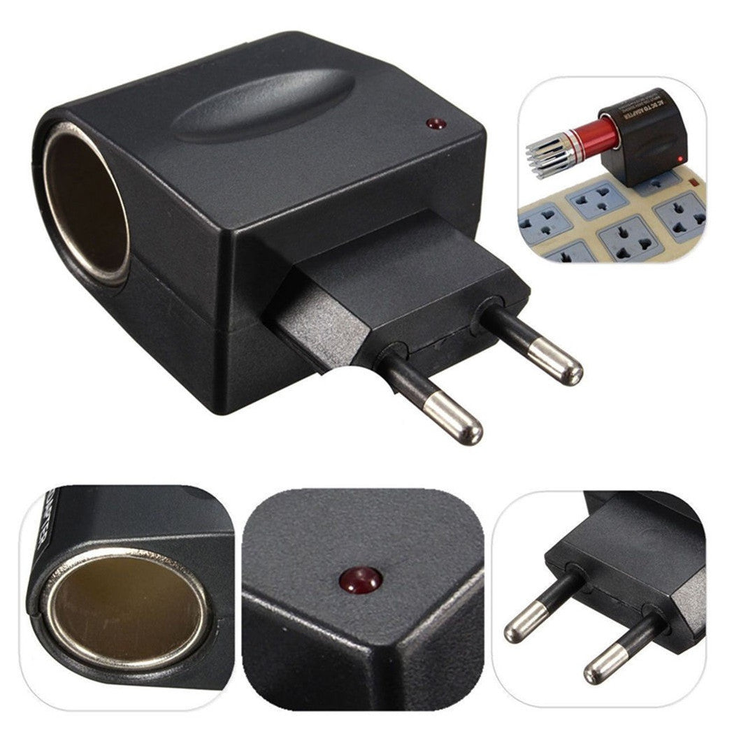 Trade Shop - Adattatore Presa Accendisigari Spina Rete Da 220v A 12 V Ac-dc -