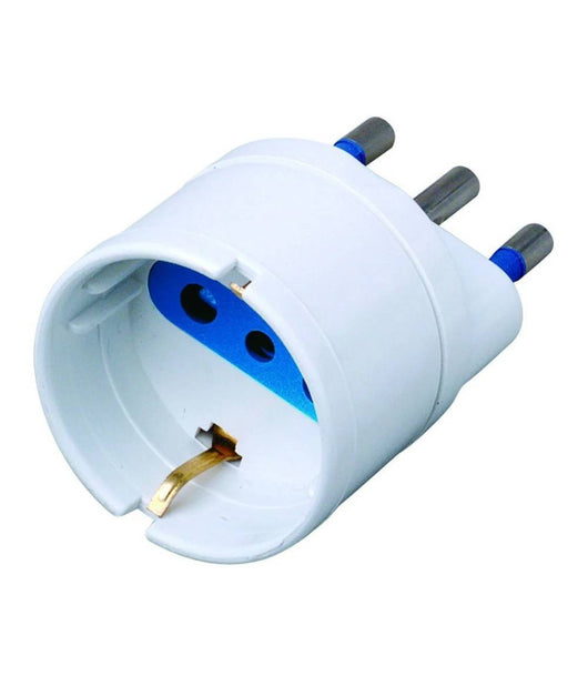 Adattatore Riduttore Da Presa Shuko Tedesca A Spina Grande Da 16ampere Italiana         