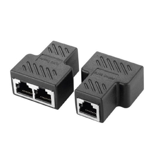 Adattatore Rj45 Splitter Convertitore Lan Da 1 A 2 Porte Doppio Maxtech Sp-l02         