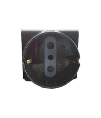 Adattatore Spina 16a 2p+t 1 Presa Ita 10a/schuko 16a 2 Prese Bipasso 10/16a 83049         