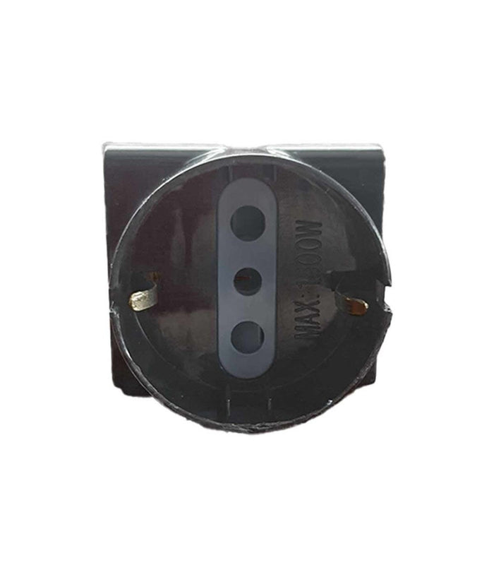 Adattatore Spina 16a 2p+t 1 Presa Ita 10a/schuko 16a 2 Prese Bipasso 10/16a 83049         