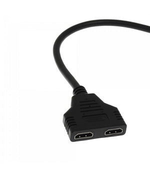 Adattatore Splitter Hdmi Maschio A 2 Hdmi Femmina 32 Cm Supporta Hd 1080p Q-c29         