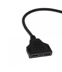 Adattatore Splitter Hdmi Maschio A 2 Hdmi Femmina 32 Cm Supporta Hd 1080p Q-c29         