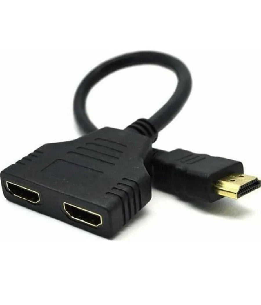 Adattatore Splitter Hdmi Maschio A 2 Hdmi Femmina 32 Cm Supporta Hd 1080p Q-c29         