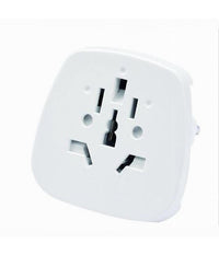 Adattatore Universale Da Viaggio Con Spina 10a 2p+t Presa Colore Bianca 83096         