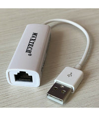 Adattatore Usb2.0 Lan Rj45 Per Cavo Ethernet Connessione Internet Pc Maxtech Usb-lan01         