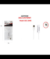 Adattatore Usb2.0 Lan Rj45 Per Cavo Ethernet Connessione Internet Pc Maxtech Usb-lan01         