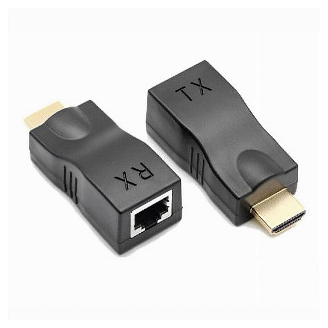 Adattatori Hdmi A Rj45 Extender Rete Lan Ethernet Cat5e Cat6 1080p 30mt Ext-hdl02         