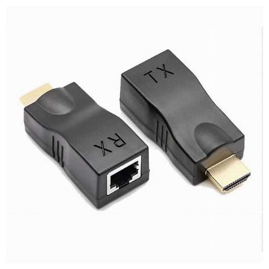 Adattatori Hdmi A Rj45 Extender Rete Lan Ethernet Cat5e Cat6 1080p 30mt Ext-hdl02         