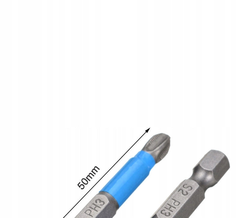 Set di Bit Torx con Fascia Blu – 12 Pezzi | Acciaio Inossidabile, Attacco Magnetico 1/4"