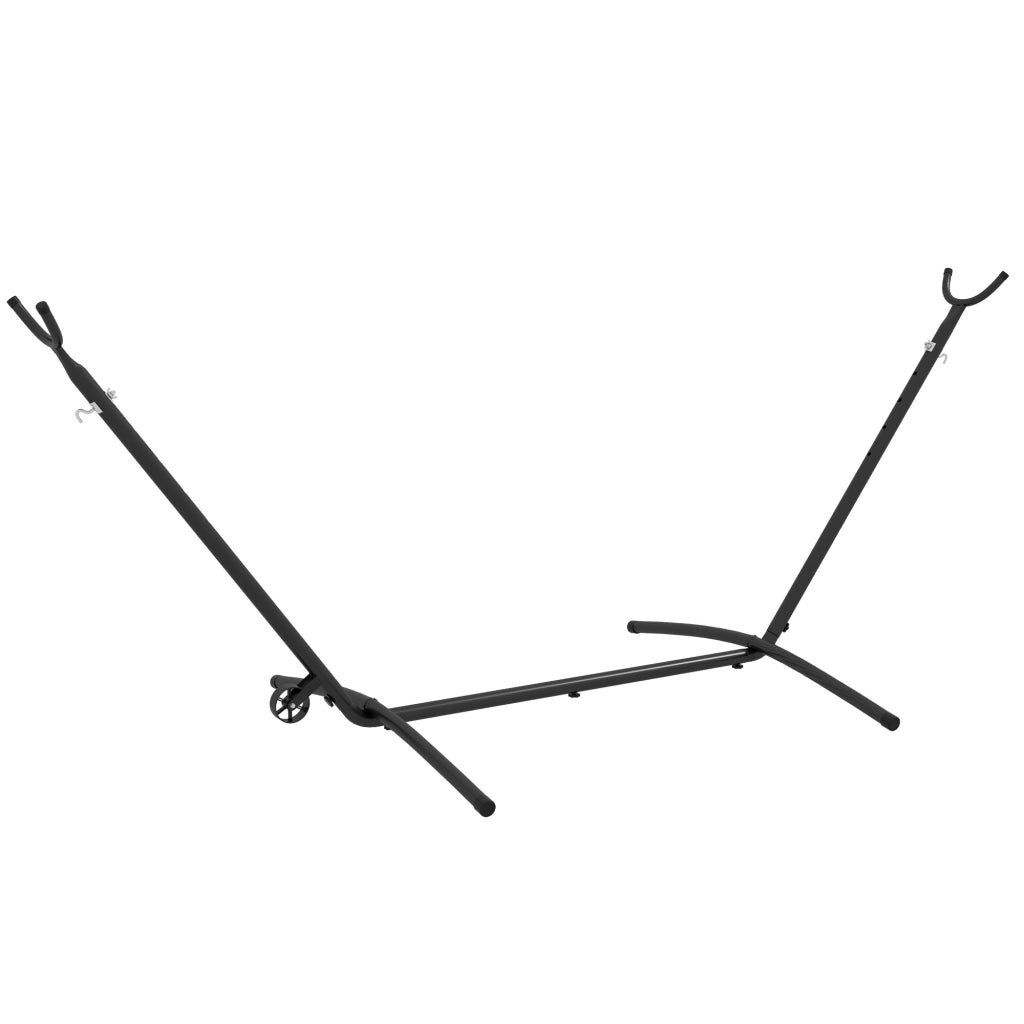 Amaca con Supporto ¨C zephmum ¨C Nero, 290x120x115 cm