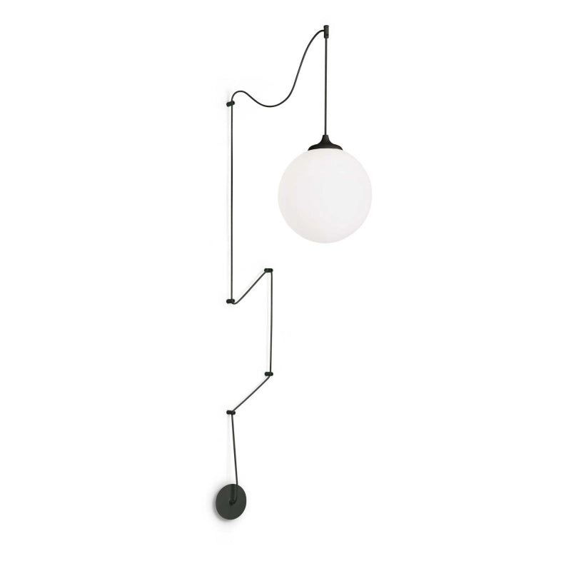 Lampada A Sospensione Boa Sp1 Nero Ideal-Lux