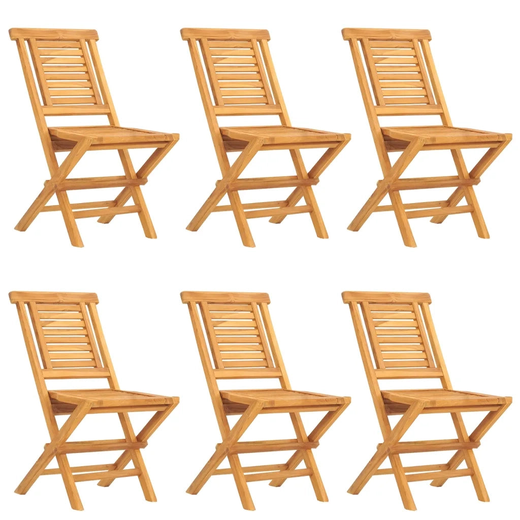 Set da Pranzo da Giardino 7 pz in Legno Massello di Teak 3155000