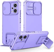 Hardcase in materiale opaco per Xiaomi Redmi Note 12 5G/POCO X5 5G - Blu - Resistente agli urti - Supporto di gomito - Protezione per la camera