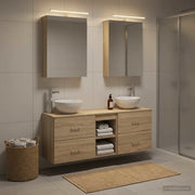Set di Armadi da Bagno 5 pcs Rovere Sonoma 50 x 14,5 x 70 cm 3406673