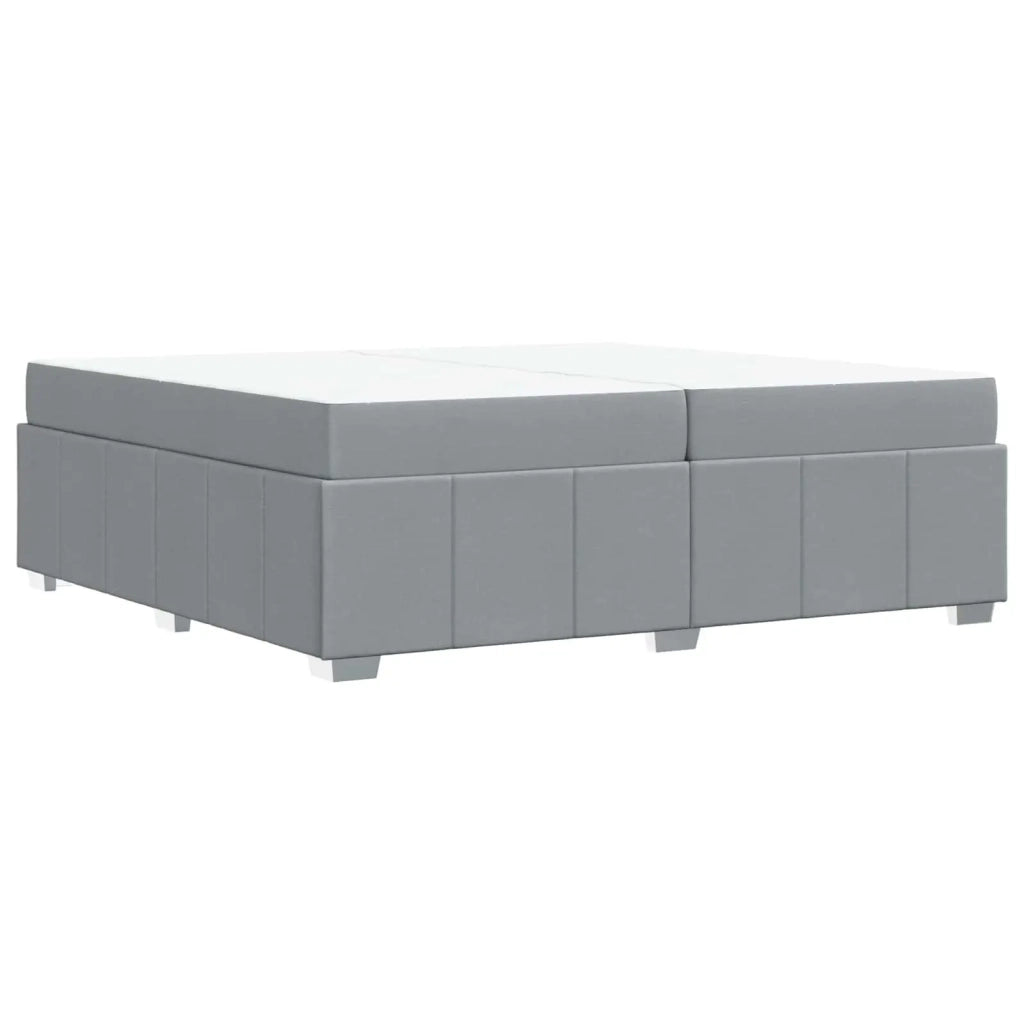 Struttura del letto Grigio chiaro 200 x 200 cm Tessuto 3398307