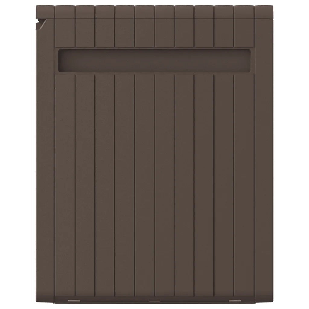 Baule Mobile Contenitore Cuscini Marrone 117x45,5x57,5 cm 270 L 337905