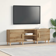 Supporto TV in Rovere Artigianale - 150x30x50 cm - Realizzato in Legno Ingegnerizzato