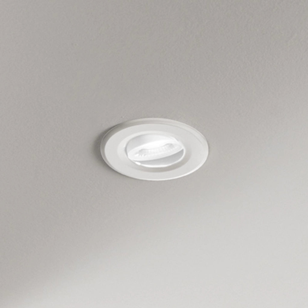 INCASSO BBC BIANCO IN METALLO DIMMERABILE 4W 300LM 750LM CCT 2700K-6500K D.8,6CM
