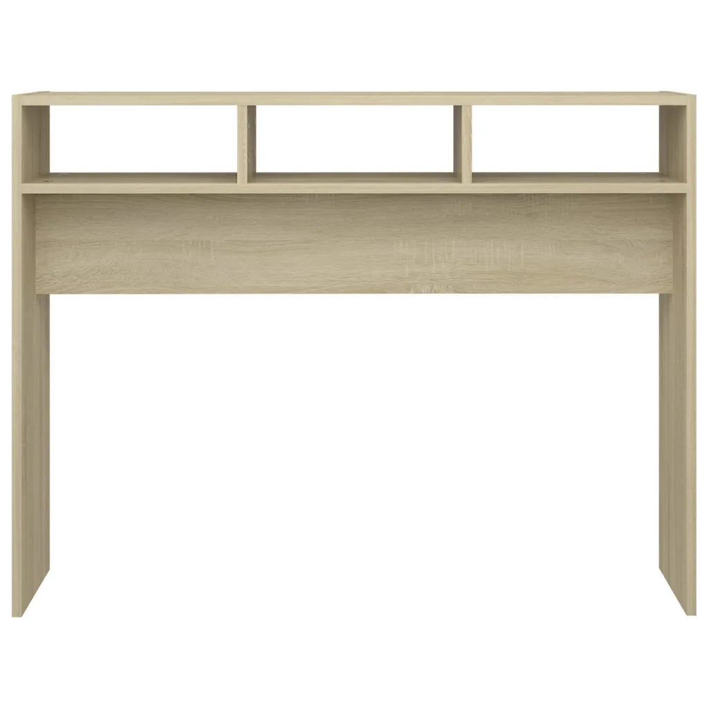 Tavolino Consolle Rovere Sonoma 105x30x80 cm Legno Multistrato 808308