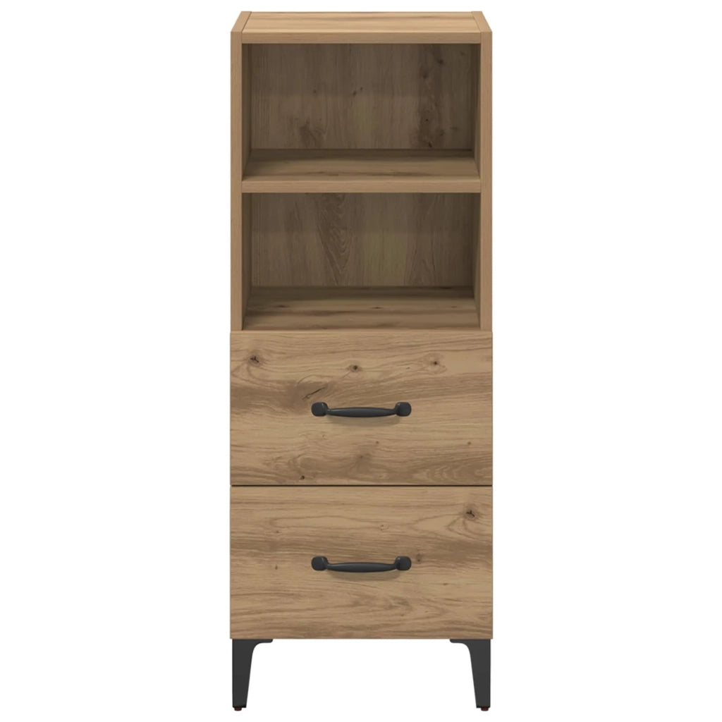 Credenza rovere artigianale 34 x 34.5 x 90 cm Legno multistrato