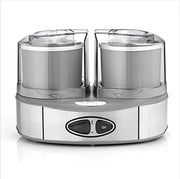 Macchina per congelare automaticamente con camera di congelamento doppia - macchina per fare gelato a casa - macchina per fare gelato soft che fa due sapori contemporaneamente