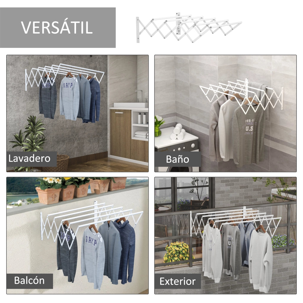 Tenda da Bagno Estensibile ¨C zephmum ¨C 63,5x60x20 cm Bianco