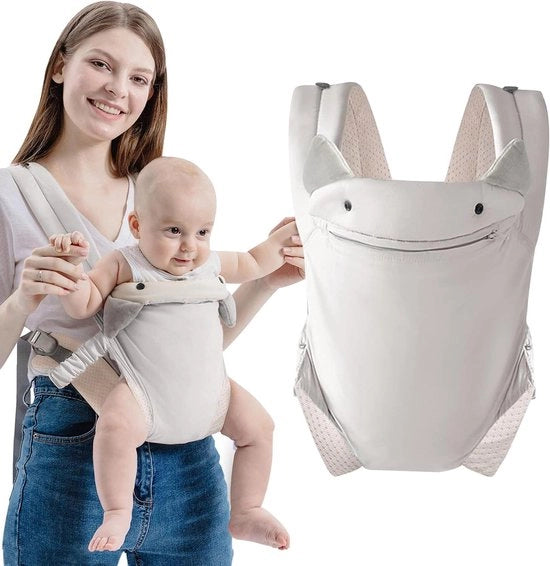 Zak Ergonomica per Neonati e Bambini in Età Prescolare - Tessuto di Cotone Respirante - Regolabile