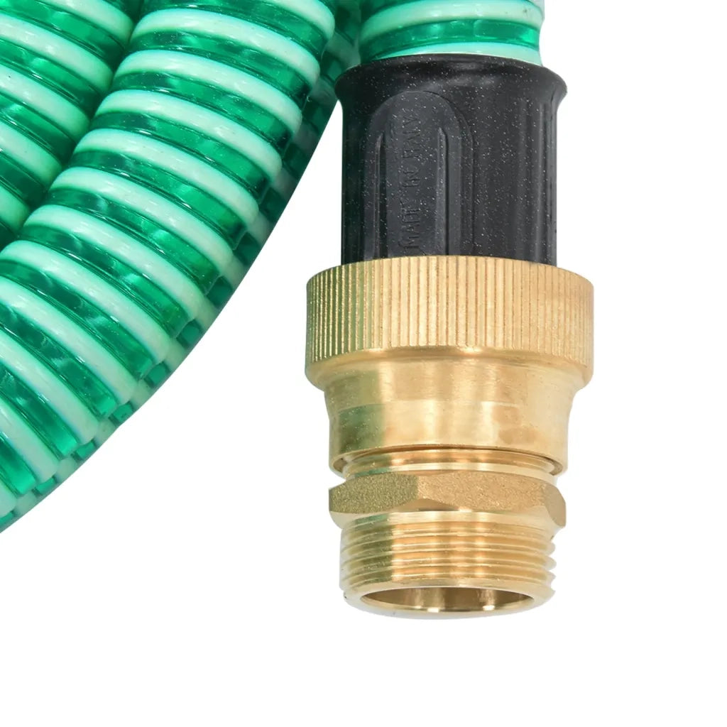 Tubo di Aspirazione con Connettori in Ottone 5 m 25 mm Verde cod mxl 55121